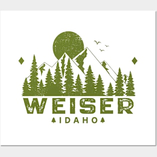 Weiser Idaho Mountain Souvenir Posters and Art